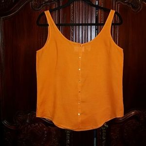 Dana Buchman Linen Sleeveless Top size10